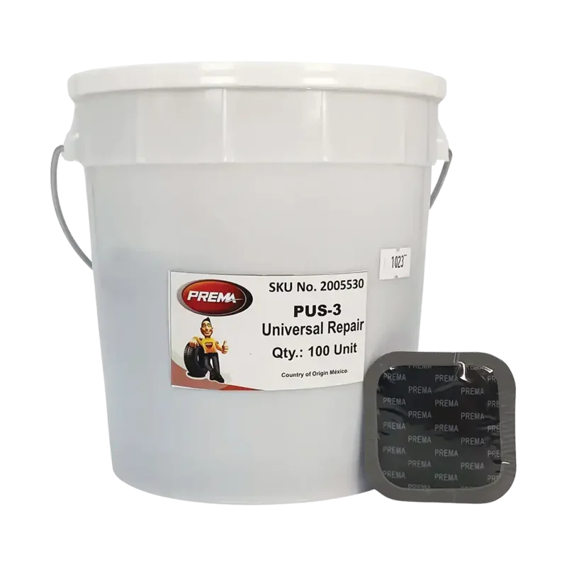 Prema PUS-3 Universal Tire Repair Patch 2-1/4" Square (Pail of 100)
