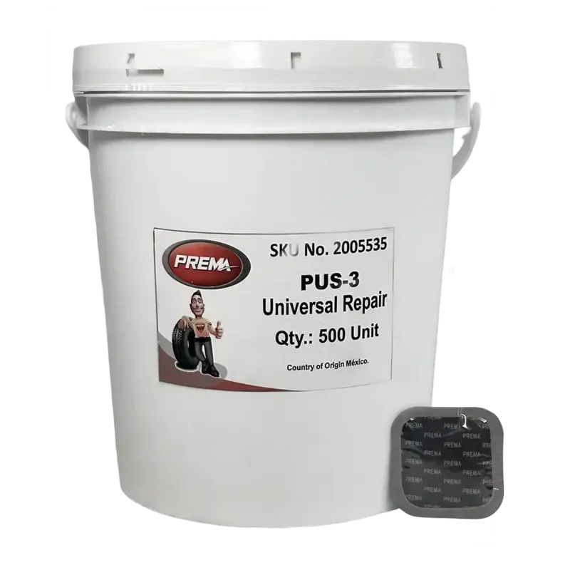 Prema PUS-3 Universal Tire Repair Patch 2-1/4" Square (Pail of 500)