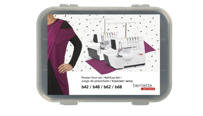 Presser-Foot Set: Coverstitch/Chainstitch- b42/b48/b62/b68 (8 pc)