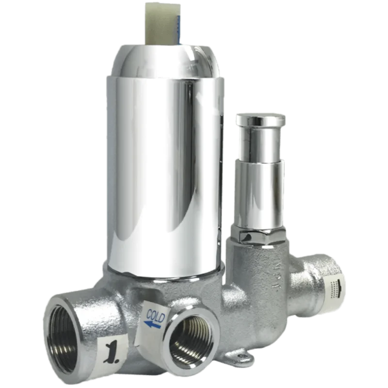 Pressure Balance Mixer Valve with Push Button Diverter