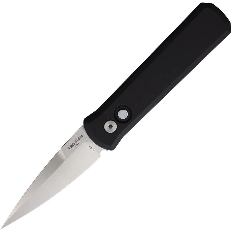 Pro-Tech 721-MOP - Auto Godson Black Aluminum Mother of Pearl Button 20CV