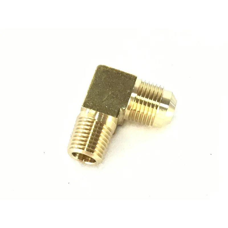 PT-F69571 | Onyx 90 Deg Elbow - 3/8 Male Flare X 1/4 Mnpt Brass