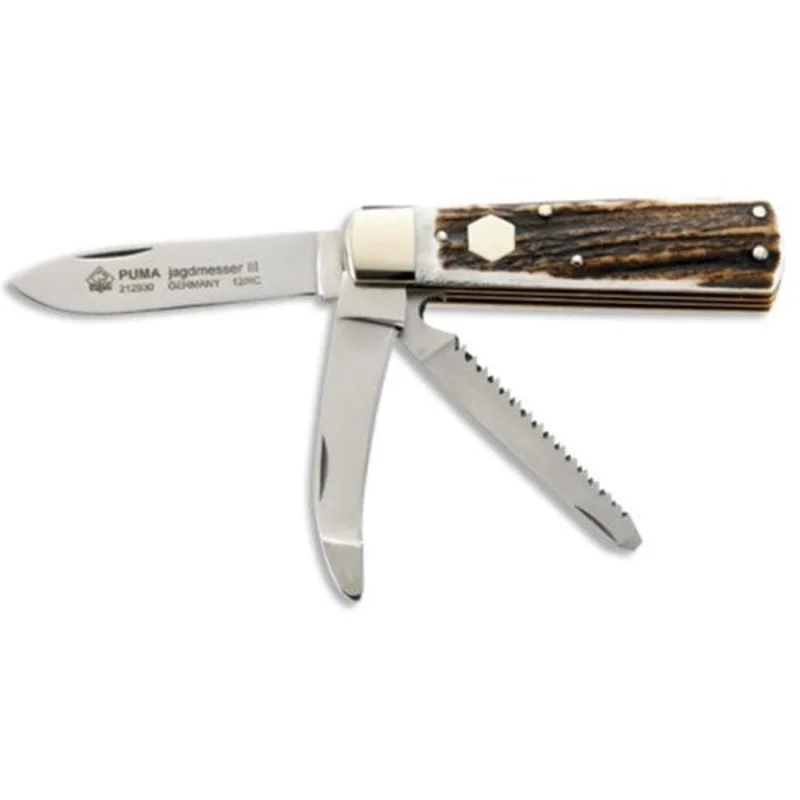 Puma Jagdtaschenmesser III Stag