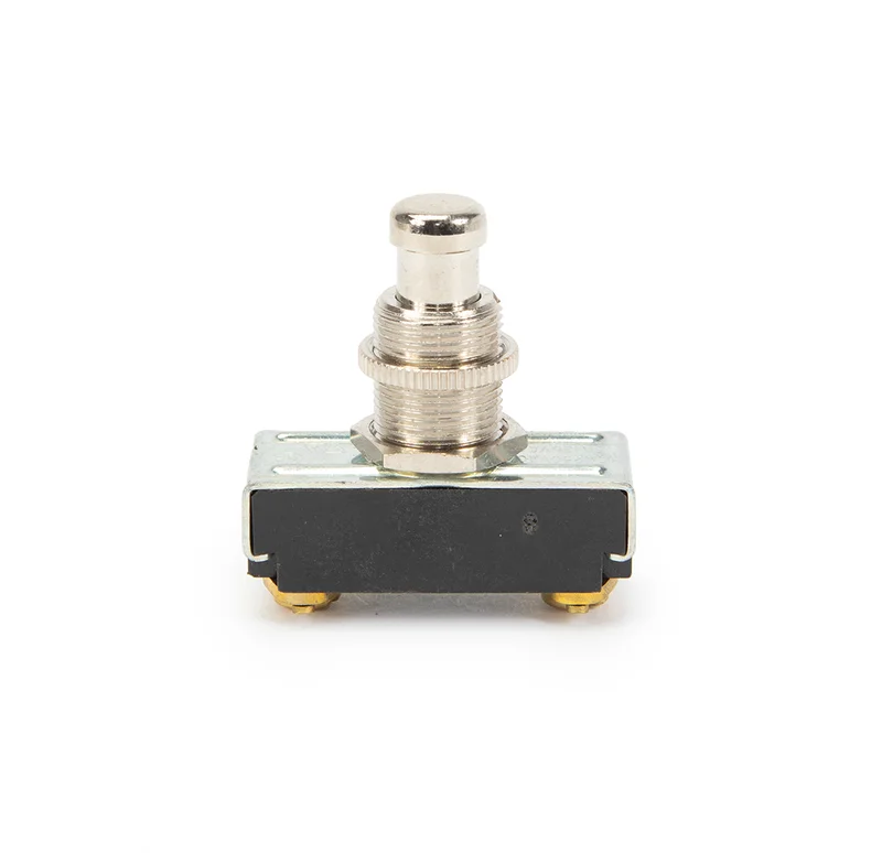 Push Button Toggle Switch, SPST, 15A/125V AC
