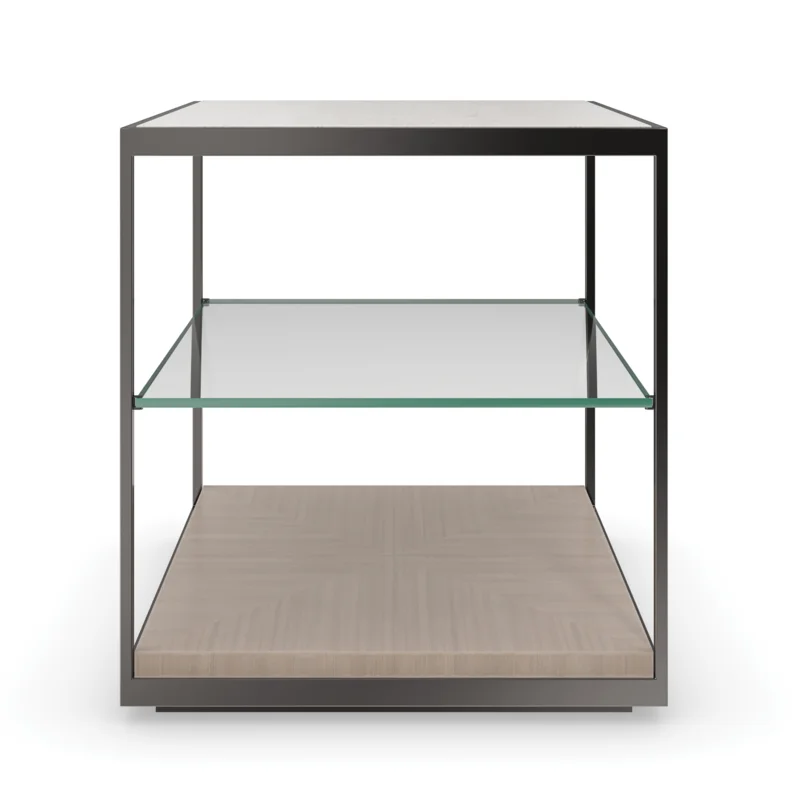 Quadrant Side Table, 22"W x 24"D x 24"H