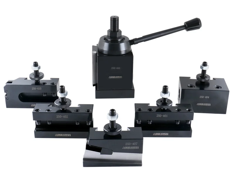 Quick Change Tool Post Sets (USA STYLE), Wedge Type (6 Piece/Sets)