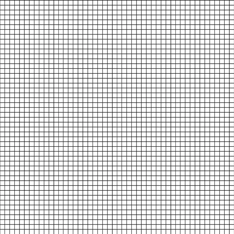 QUIET RIOT: Grid-White (1/4 Yard)