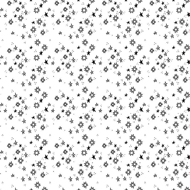 QUIET RIOT: Quilstellation-White (1/4 Yard)