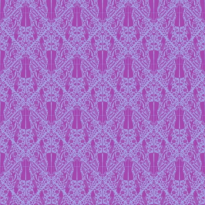 QUILTY HELPURRS: You Got the Notion-Orchid (1/4 Yard)