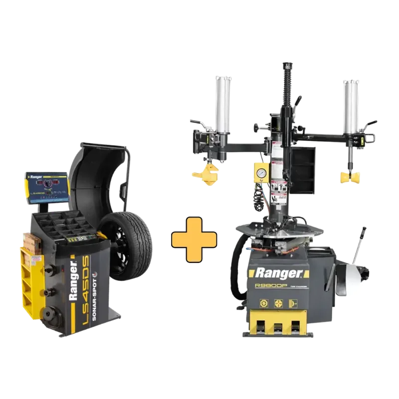 Ranger R980DP Tire Changer & LS45DS Wheel Balancer Combo, 220V - 5140419