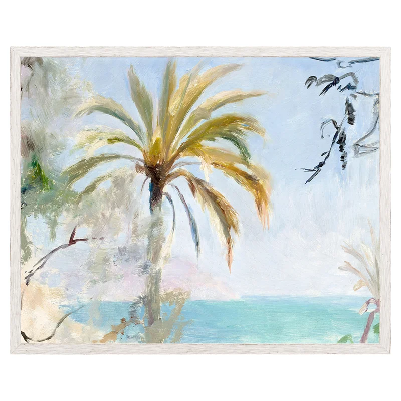 Raw Canvas Series: Palm Coast I, 21" x 17"