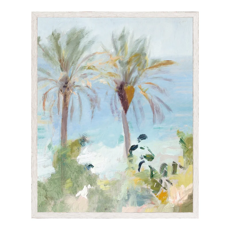 Raw Canvas Series: Palm Coast II, 21" x 17"