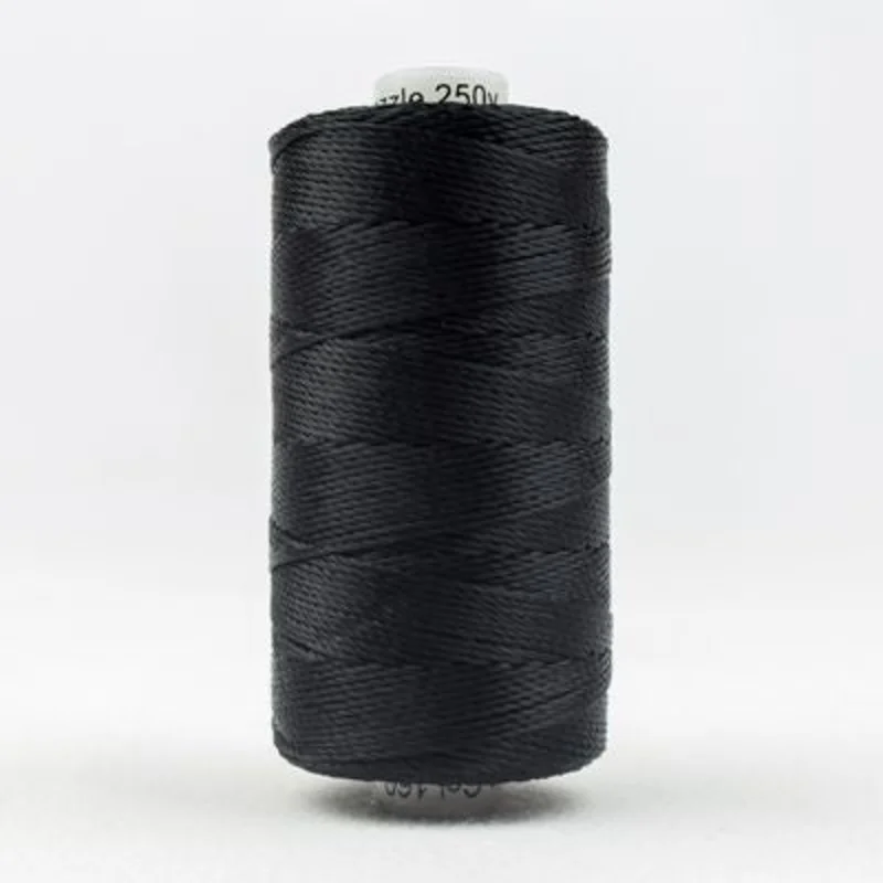 RAZZLE: 8wt Rayon 200yds-Black/Multicolor 160