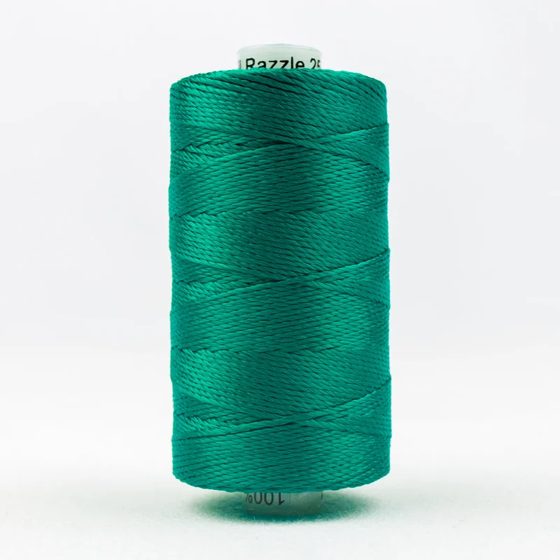 RAZZLE: 8wt Rayon 200yds-Bluegrass Green 941