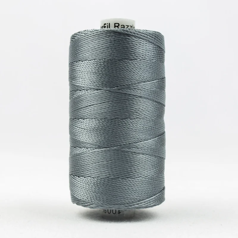 RAZZLE: 8wt Rayon 200yds-Dark Grey 996