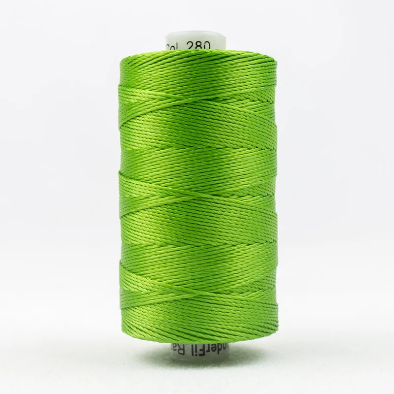 RAZZLE: 8wt Rayon 200yds-Grass Green 280