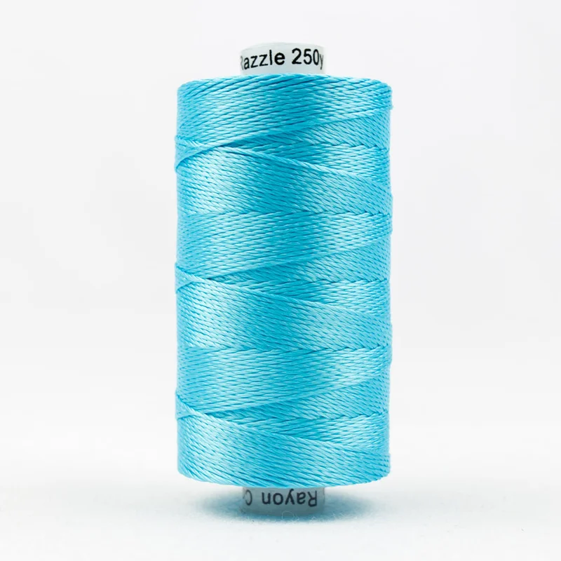 RAZZLE: 8wt Rayon 200yds-Light Turquoise 3234