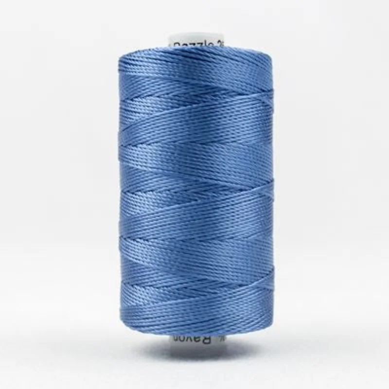 RAZZLE: 8wt Rayon 200yds-Medium Baltic Blue 2202