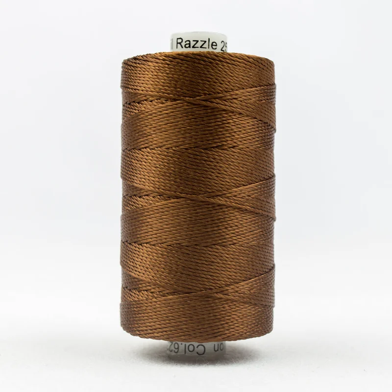RAZZLE: 8wt Rayon 200yds-Nutmeg 6230
