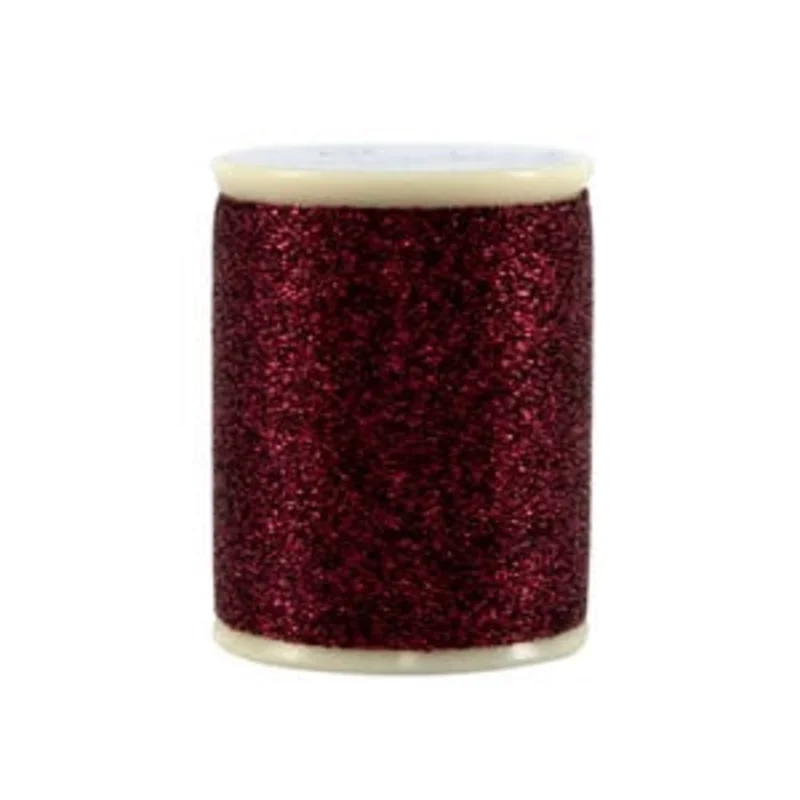 RAZZLE DAZZLE METALLIC: 8wt Polyester 110 yards yds-Ruby Slippers 257