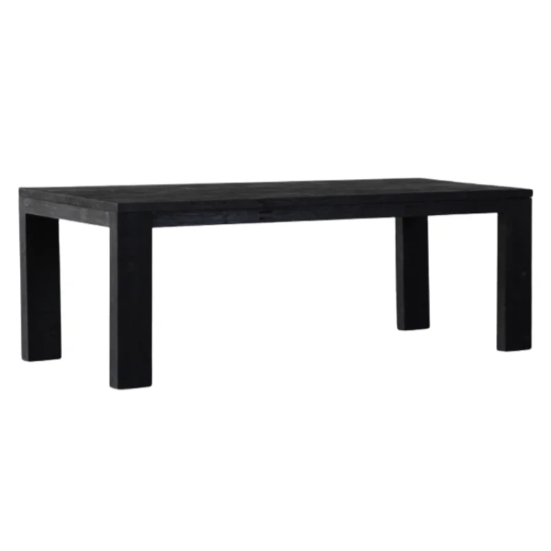 Reclaimed Elm B- Base, Charcoal- Narrow, 94"L x 35"W x 30"H