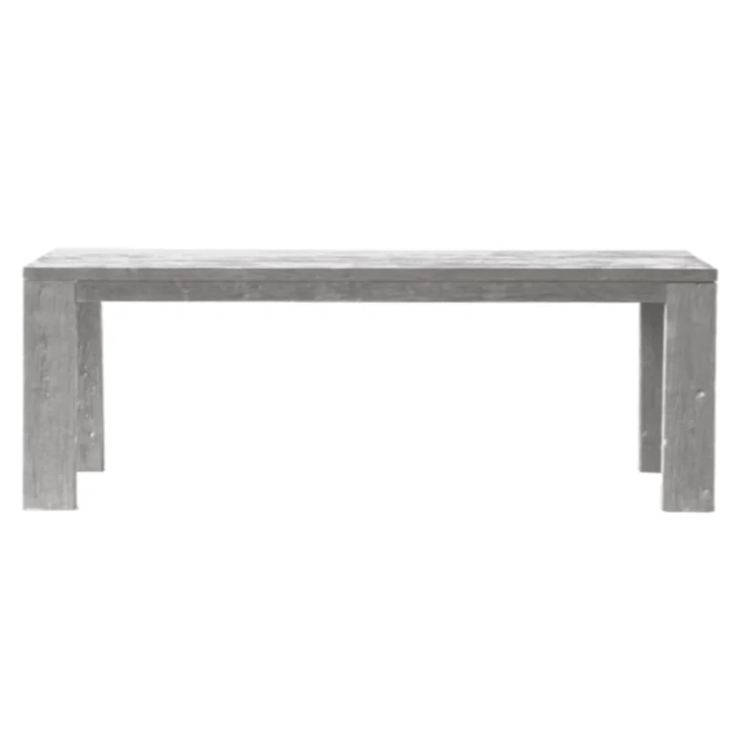Reclaimed Elm B Base, Light Elm-Narrow, 94"L x 35"W x 30"H