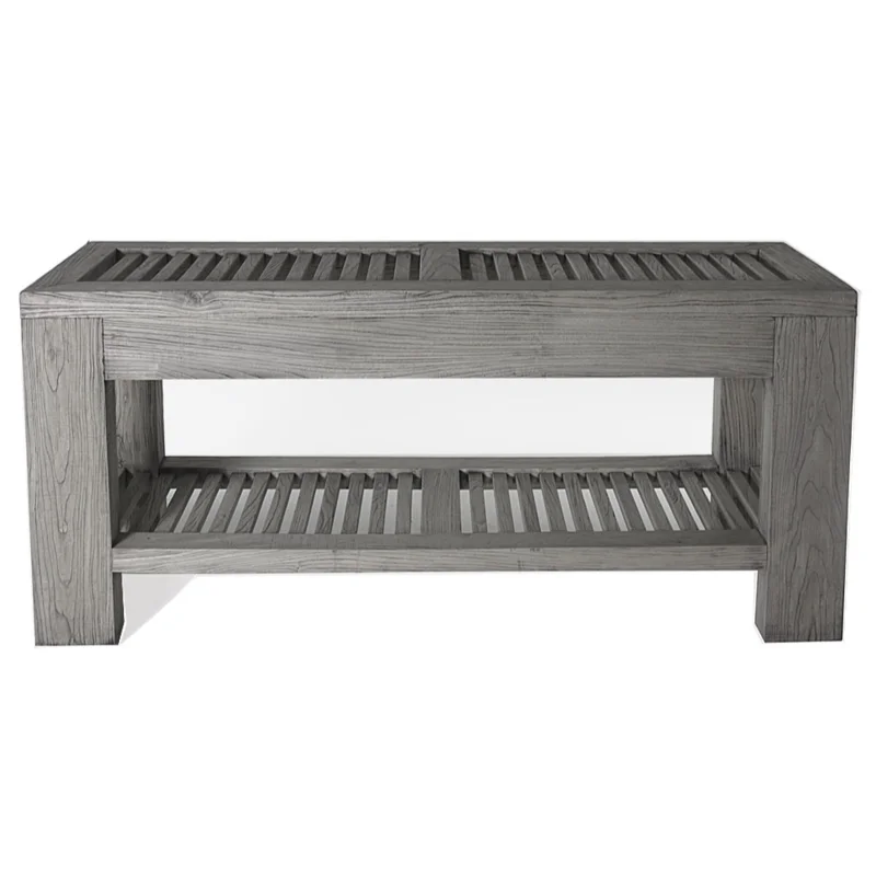 Reclaimed Elm Console, 60"L x 18"W x 28"H