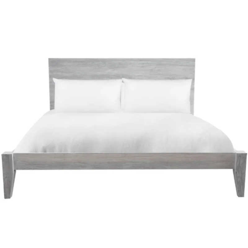 Reclaimed Teak Bed - Lightened, King & Queen