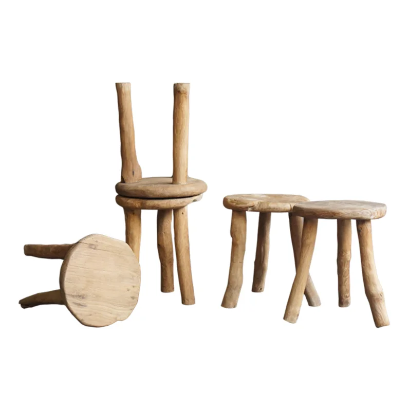 Reclaimed Teak Garden Stool