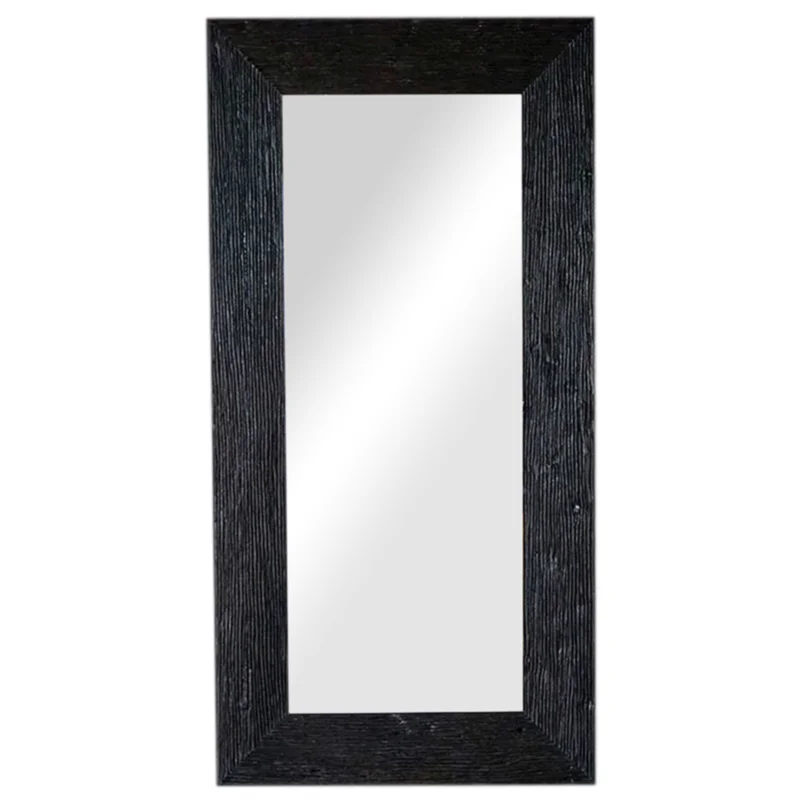 Reclaimed Teak Mirror, 40"L x 2"W x 80"H