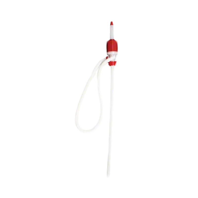 Red Plastic Siphon Drum Pump