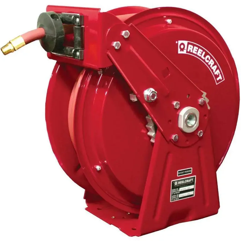 Reelcraft HD Low Pressure Dual Pedestal Air/Water Reel