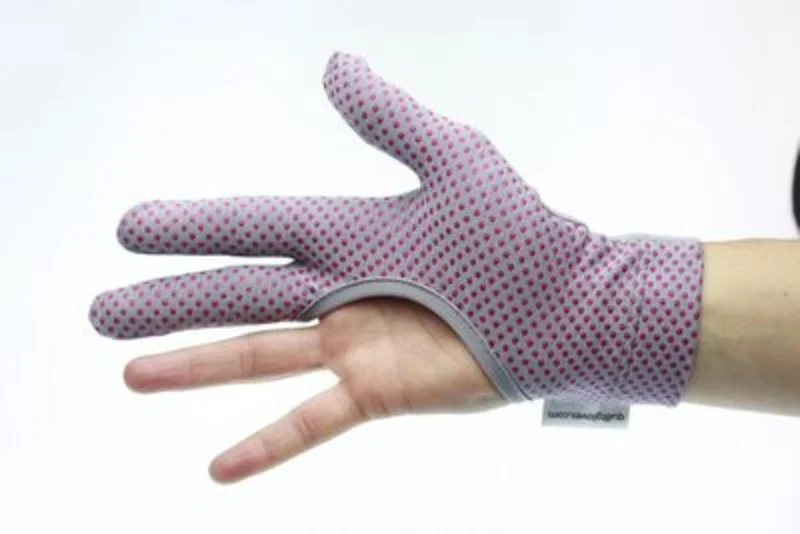 Regi's Grip Quilting Gloves Flower Print Pink Size Large