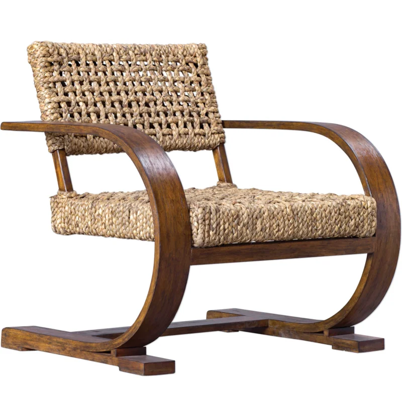 Rehema Accent Chair, Pecan