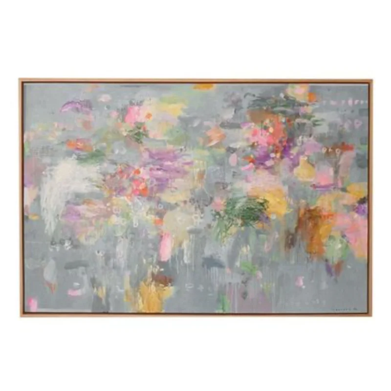 "Relatively Bearable" Abstract Painting by Iskandar (2022), 73"L x 49"W