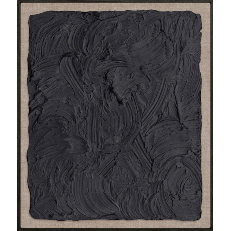 Relevo in Black, 21.5 x 25.5