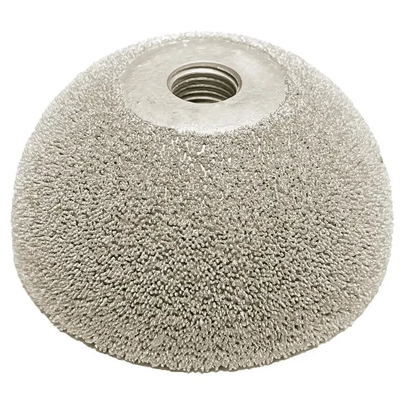 Rema 2" x 1" Dia. Contour Cup Rasps w/ Nut, 3/8" AH