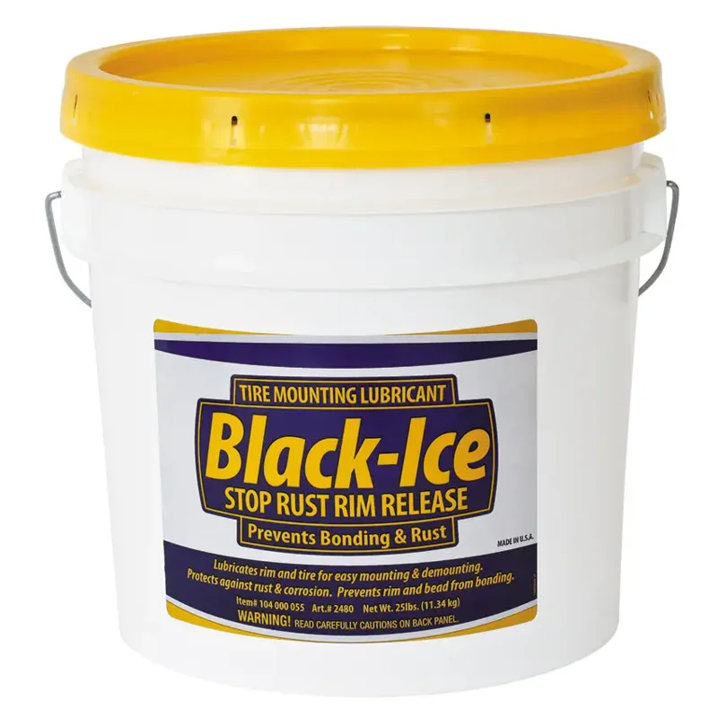 Rema 2480 Tire Lubricant - Black-Ice No-Rust Rim Release (25 lb)