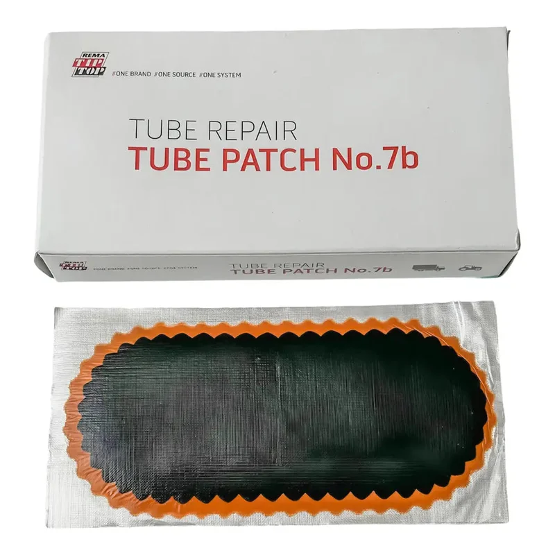 Rema 7B Red Edge Oval Patches For Heavy Truck, Tractor (Box of 10)