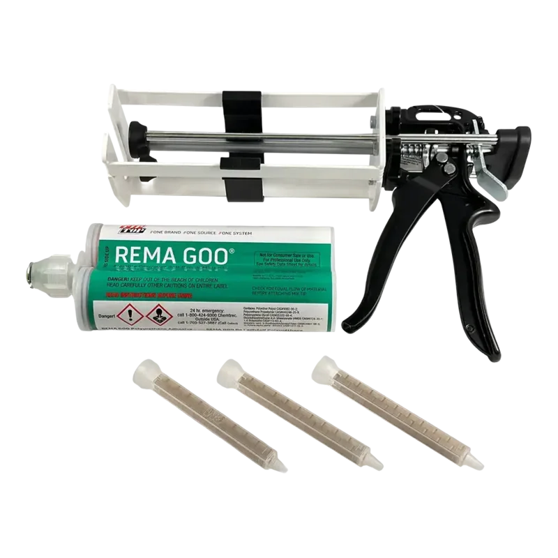 Rema GOO Fast-Setting Conveyor Belt Repair Kit, 13.5 oz Compound + Tool