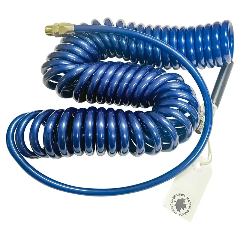 Rema Polyurethane Recoil Air Hose, 1/4" Male Ends
