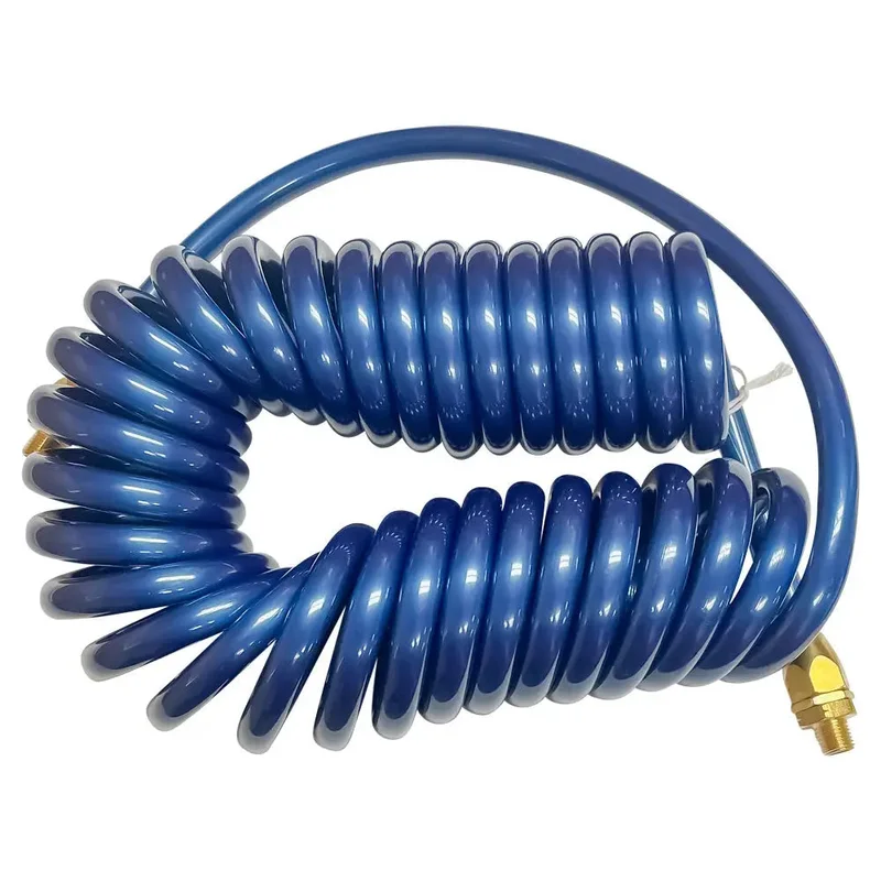 Rema Polyurethane Recoil Air Hose, 3/8" Male Ends