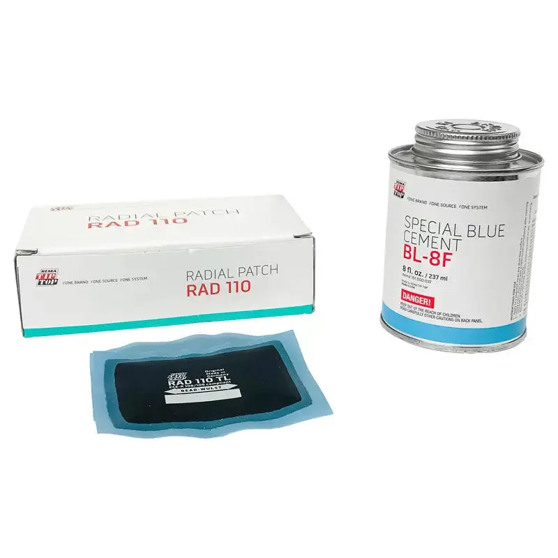 Rema Rad110 Patch + BL8 Blue Cement Combo