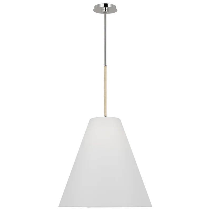 Remy Large Pendant, Polished Nickel