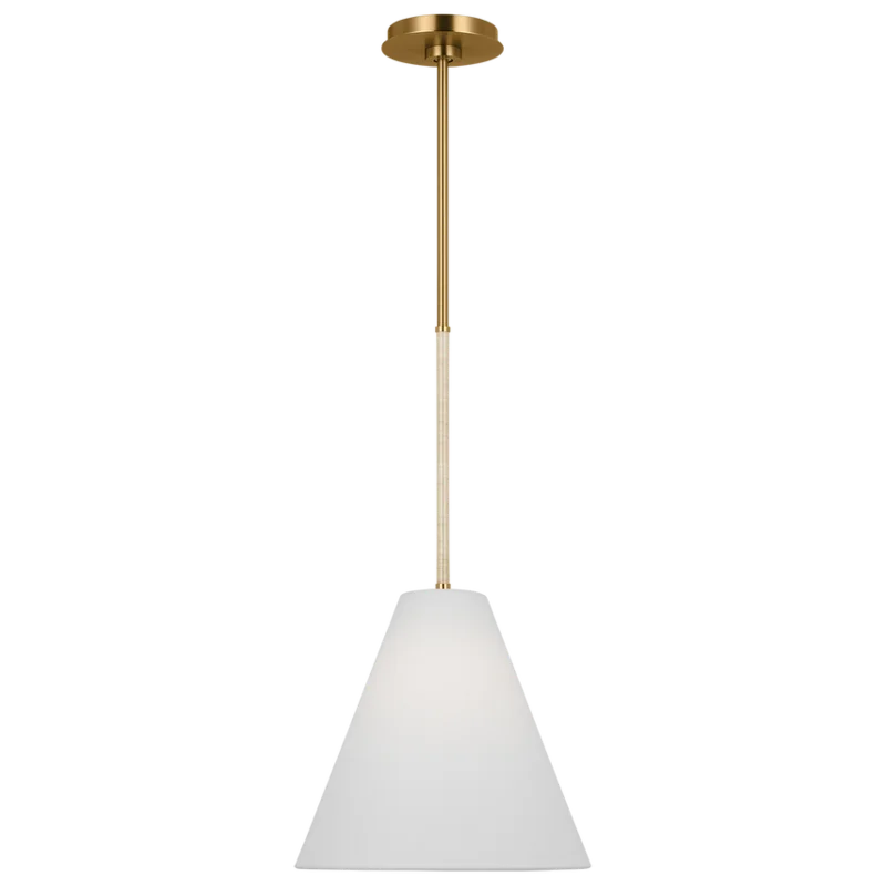 Remy Small Pendant, Burnished Brass