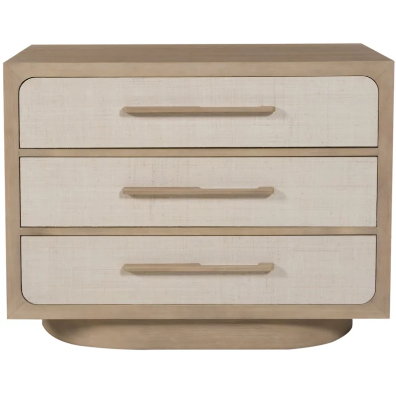 Reveal Nightstand 36", Navajo Case / Snowdrift Raffia