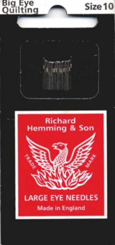Richard Hemming Between / Quilting Big Eye Needle Size 10
