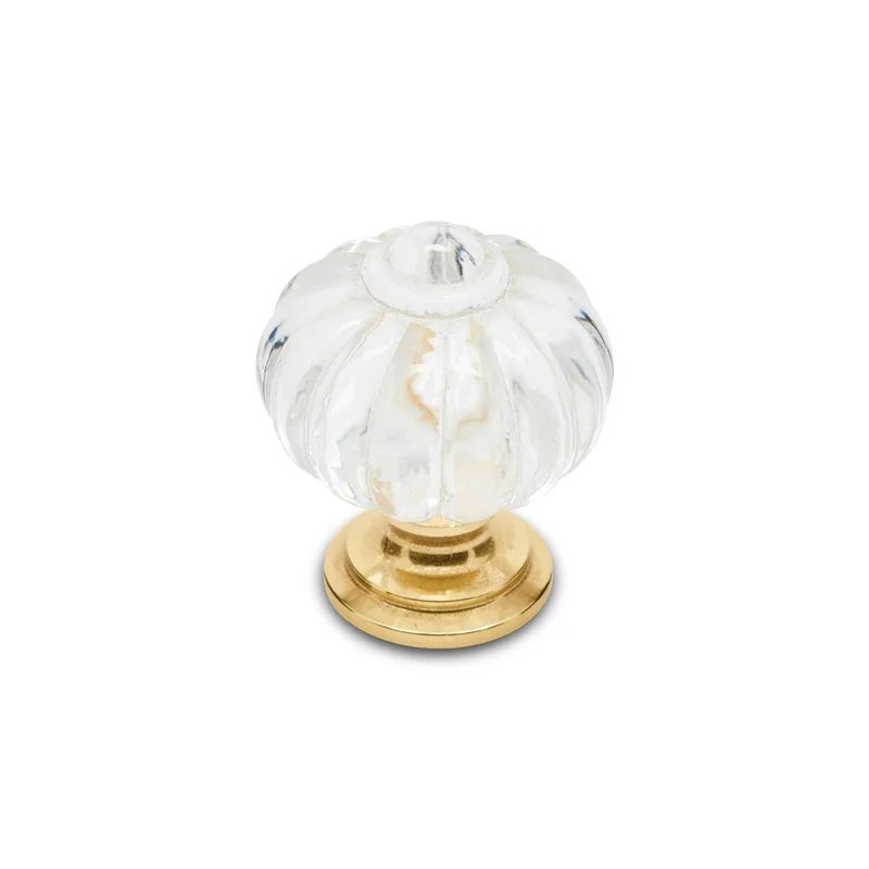 RK International - Acrylic Hammered - Acrylic Flower Cabinet Knob