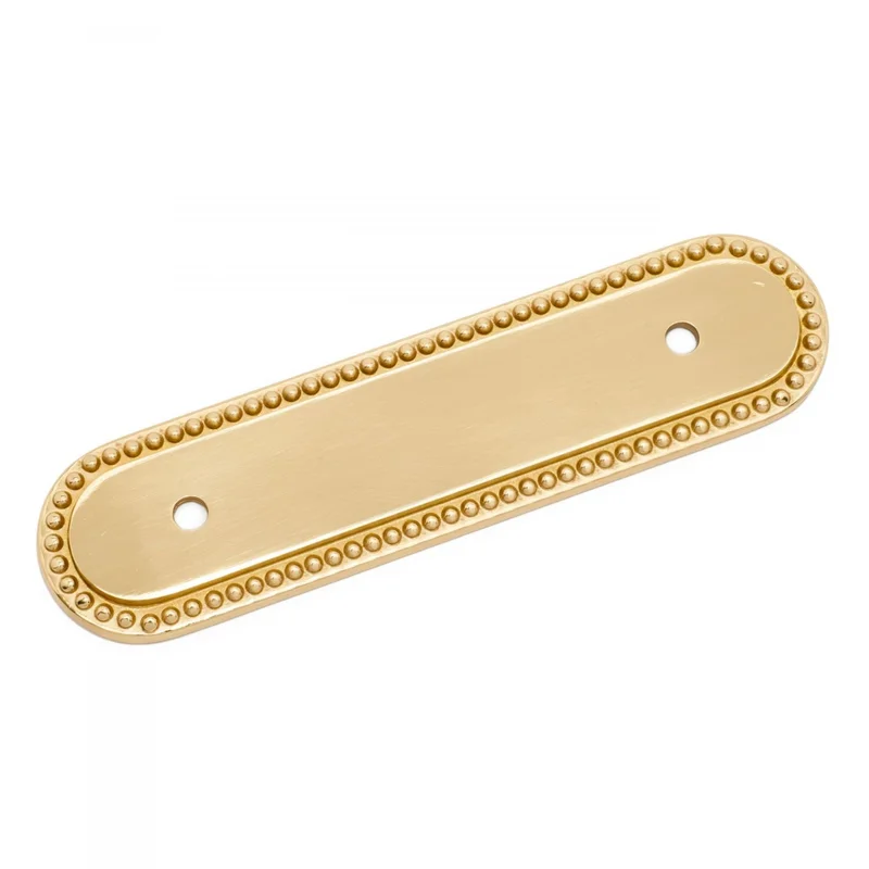 RK International - Beaded - 3" Beaded Oblong Pull Backplate