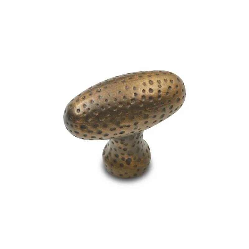 RK International - Divet Indents - Slim Egg Cabinet Knob